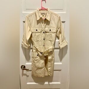 Banana Republic Beige Trench Dress